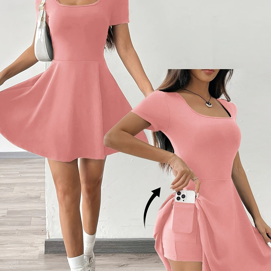 Bonnie | Square Neck Everyday Dress
