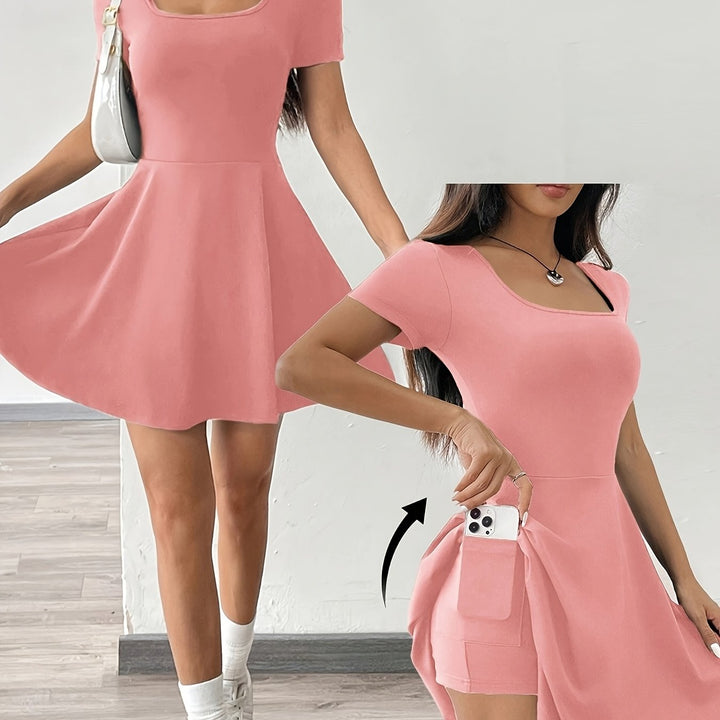 Bonnie | Square Neck Everyday Dress
