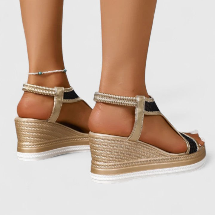Ainsley | Wedge Lift Sandals