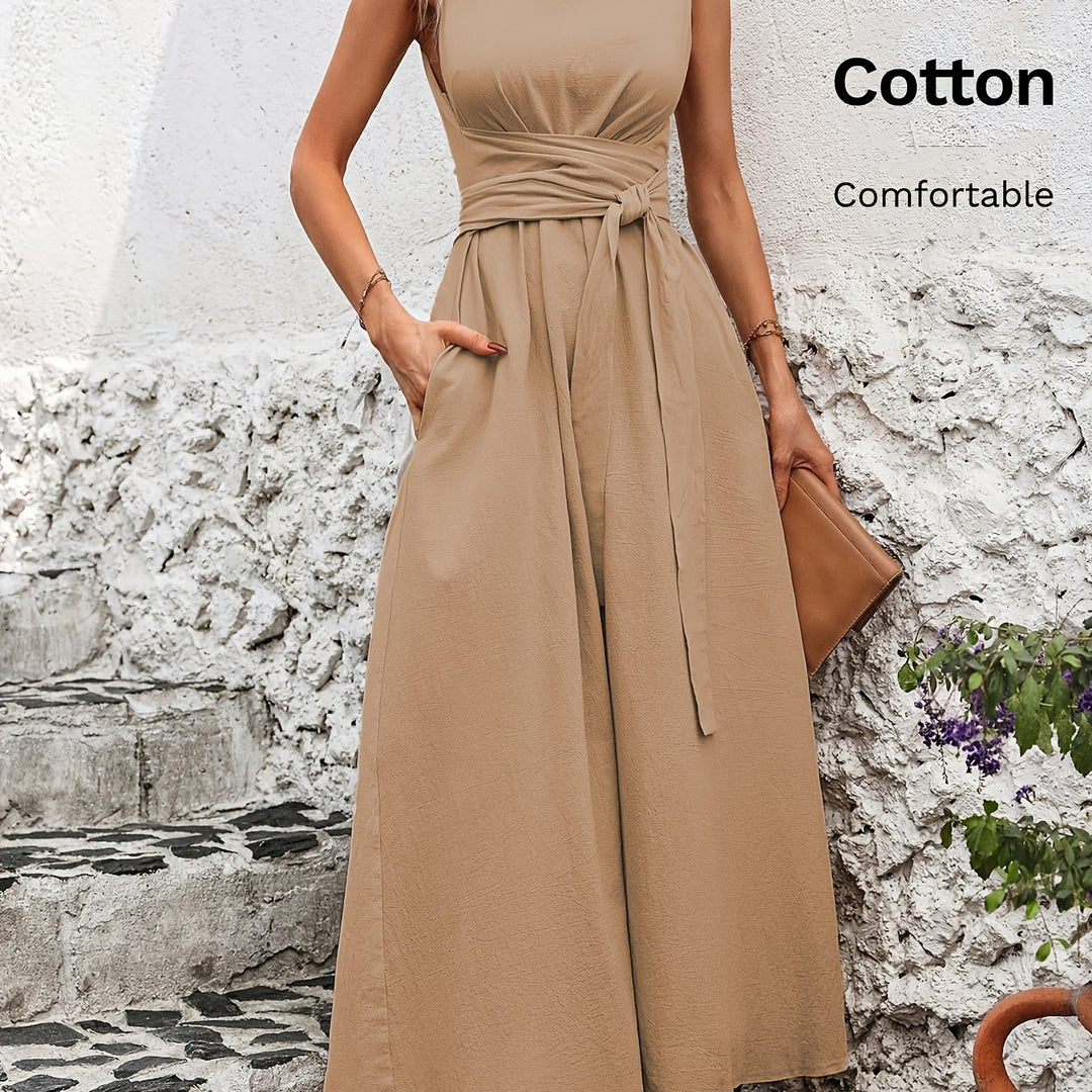 Kathleen | Sleeveless Bow Dress