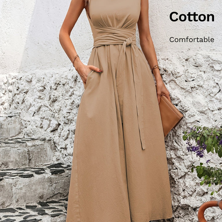 Kathleen | Sleeveless Bow Dress