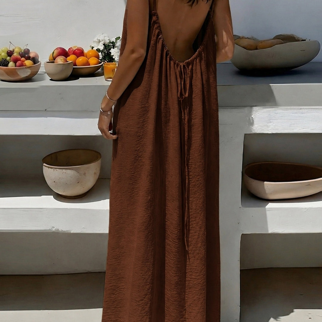 Joanne | Backless Cami Maxi Dress