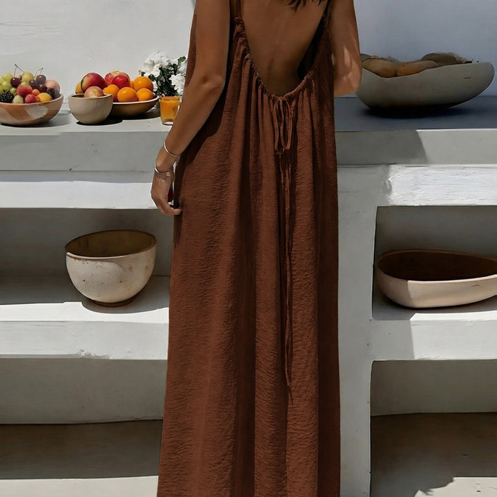 Joanne | Backless Cami Maxi Dress