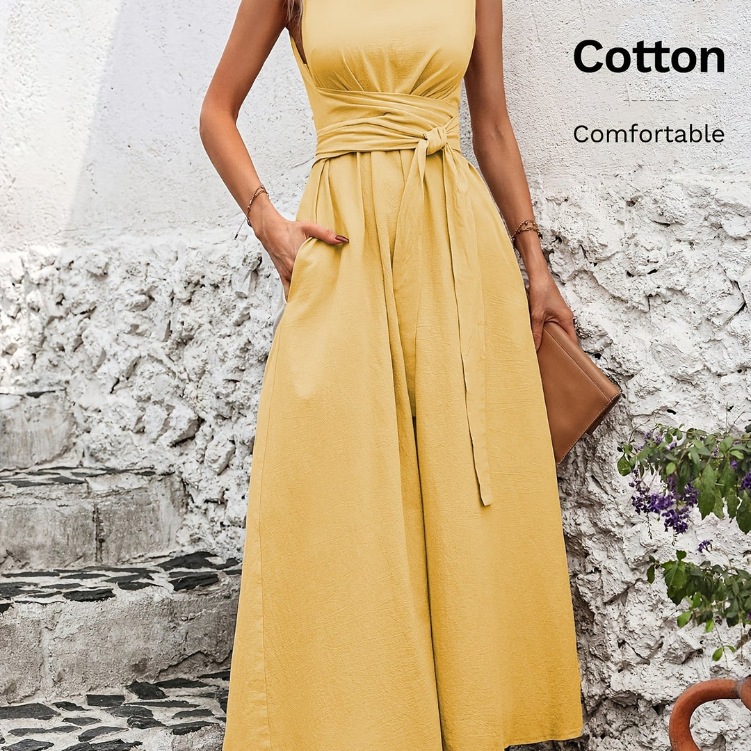 Kathleen | Sleeveless Bow Dress