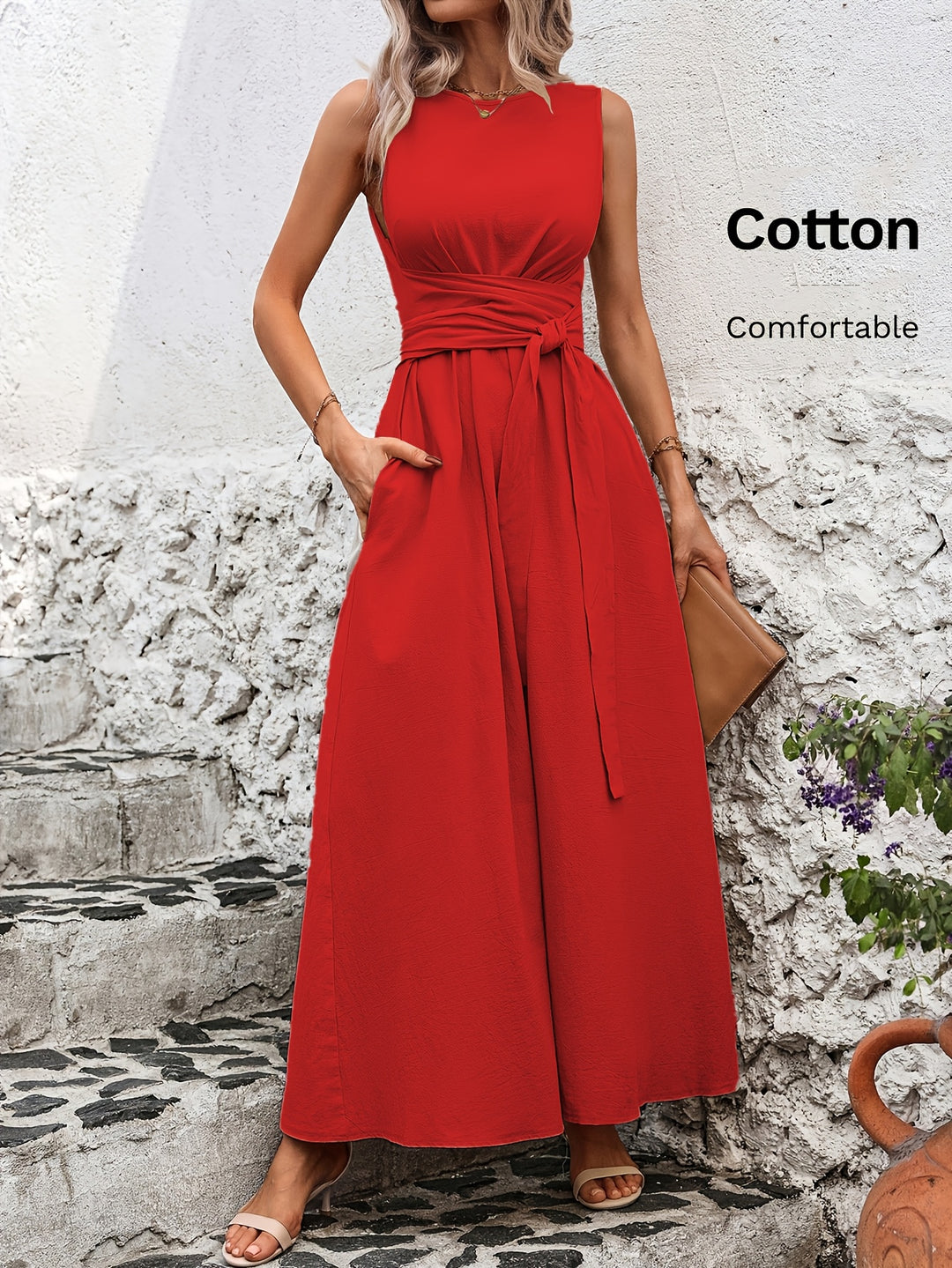 Kathleen | Sleeveless Bow Dress