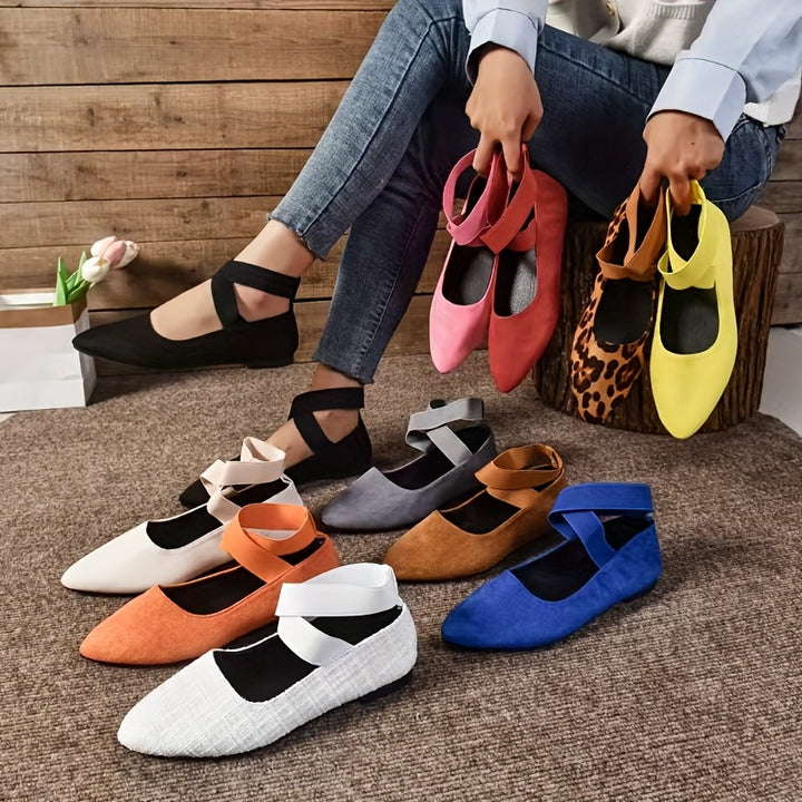 Casey | Pointed Toe Soft Sole Flats
