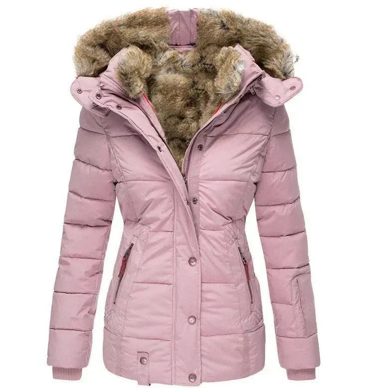 GRACE | COMFORTABLE WARM WINTER FUR JACKET