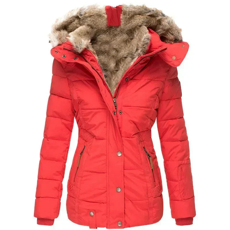 GRACE | COMFORTABLE WARM WINTER FUR JACKET