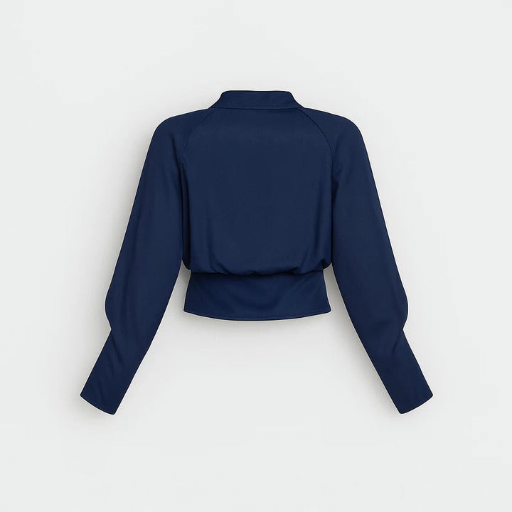 Scarlett | Satin Wrap Blouse