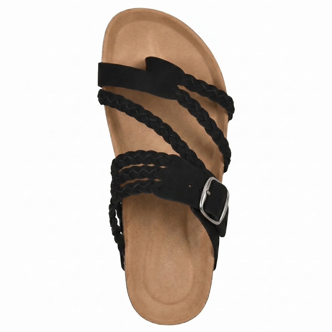 Paula | Braided Flat Sandals