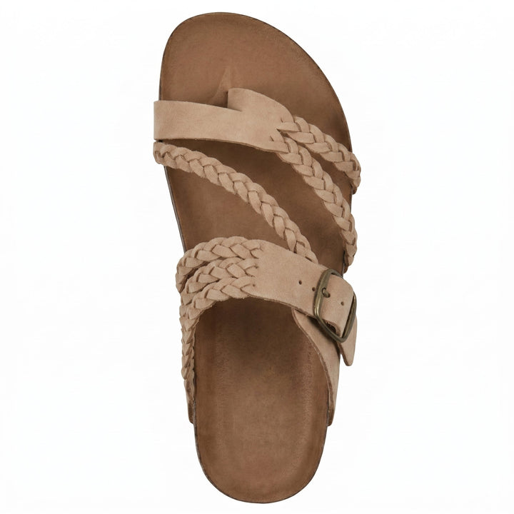 Paula | Braided Flat Sandals
