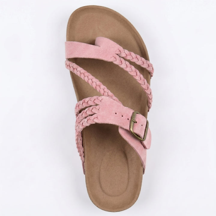 Paula | Braided Flat Sandals