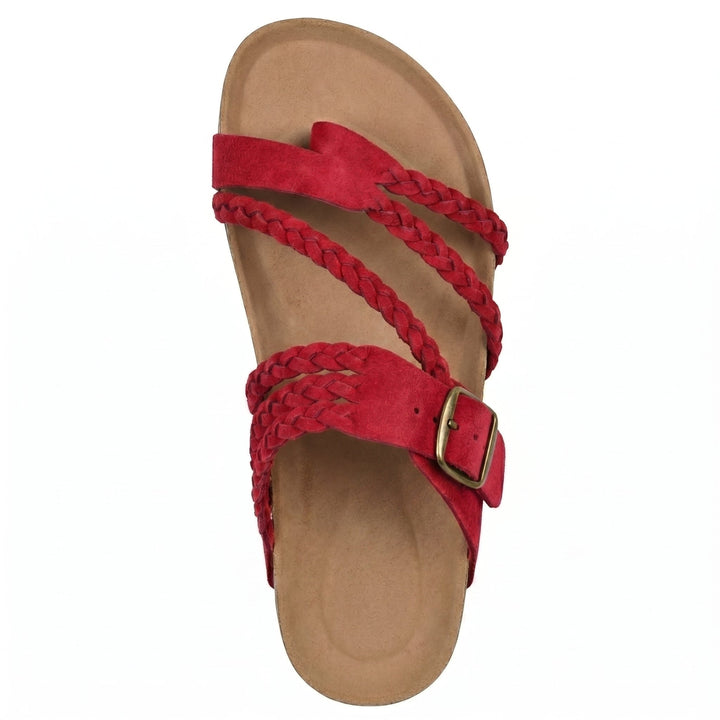 Paula | Braided Flat Sandals