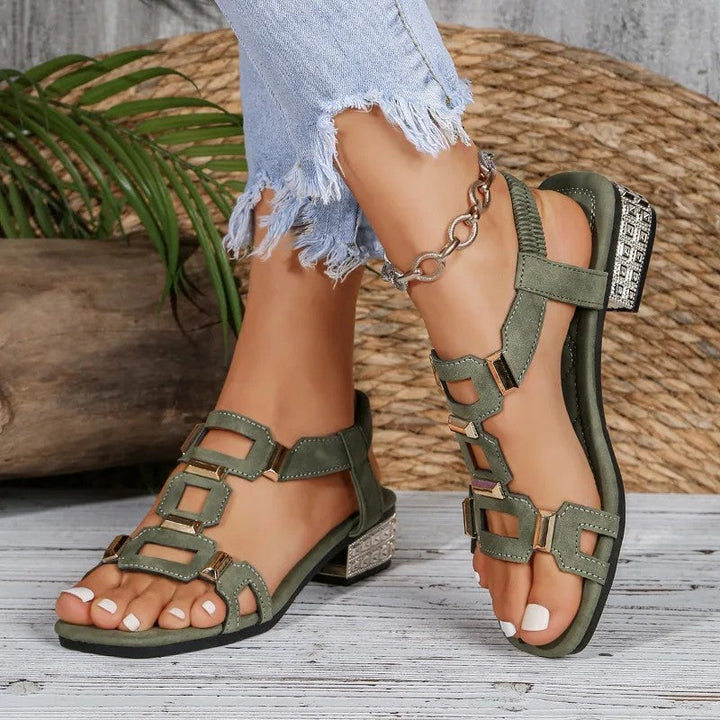 Pietra | Embellished Slingback Flats