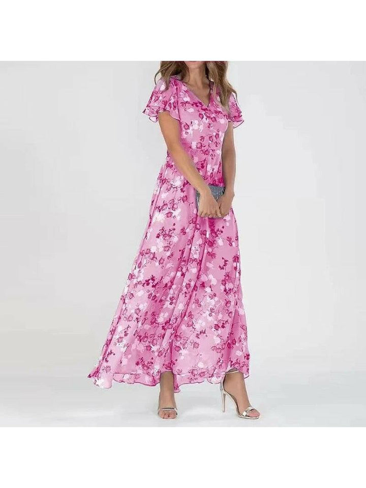 Victoria | Flowing Tummy-Skimming Maxi Dress