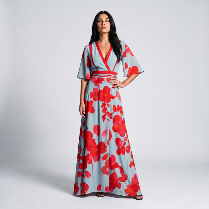 Women’s Dress | Floral Wrap Maxi