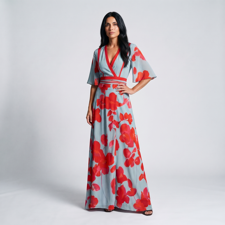 Women’s Dress | Floral Wrap Maxi